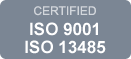 ISO Certified 9001 & 13485