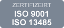 ISO Zertifizeirt 9001 & 13485